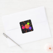 Aufkleber Paintball Party Farbige Spritzer Farbe F (Umschlag)