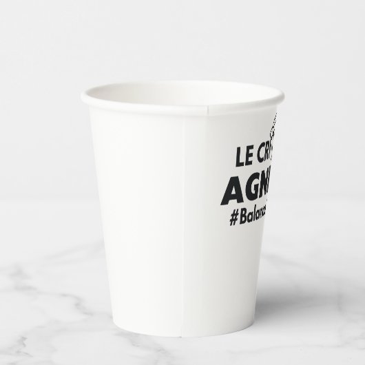 Aufkleber Pappbecher (Rechts)