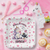 Aufkleber Pappteller (Party)