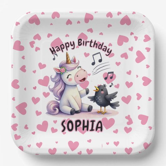 Aufkleber Pappteller (Vorderseite)