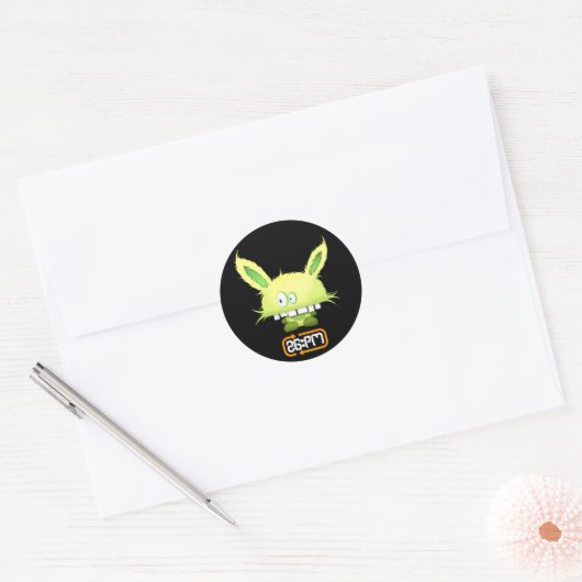 Aufkleber "Paranoid Chomper" (Umschlag)