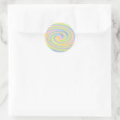 Aufkleber Pastel Swirl (Tasche)