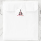 Aufkleber Patriotischer Weihnachtsbaum ATH1 (Tasche)