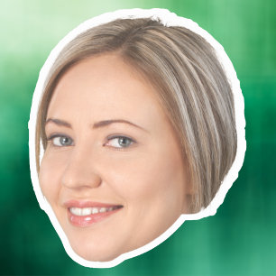 Aufkleber, Personalisierte Aufkleber, Gesichtspres Aufkleber