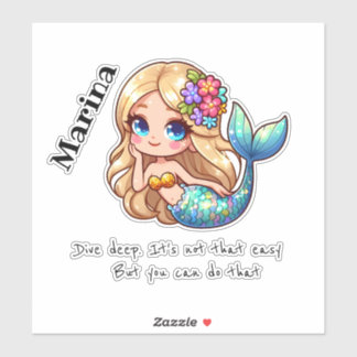 Aufkleber personalisierter Name meraid