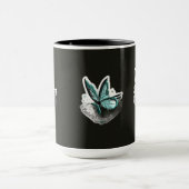 Aufkleber Phrase cap Tasse (Zentrum)