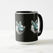 Aufkleber Phrase cap Tasse (VorderseiteRechts)