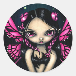 Aufkleber "Pink Butterfly Fairy"