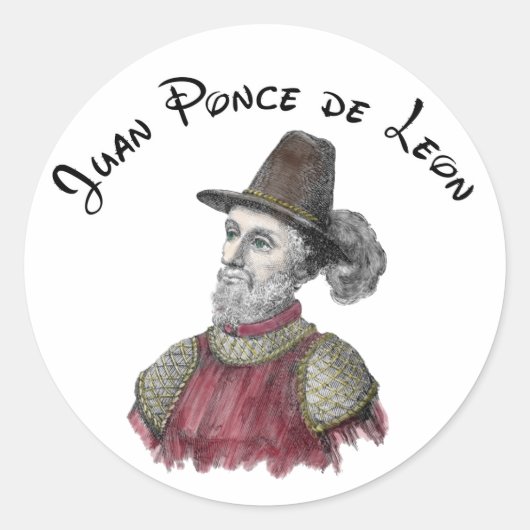 Aufkleber Ponce de Leon (Vorderseite)