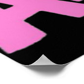 Aufkleber Poster (Ecke)