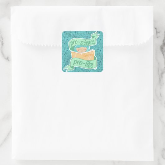Aufkleber "Pro-science, Pro-life" (Tasche)