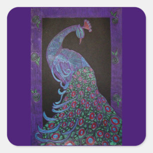 Aufkleber - Proud Peacock