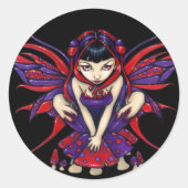 Aufkleber "Punkt Mushroom Fairy" (Vorderseite)