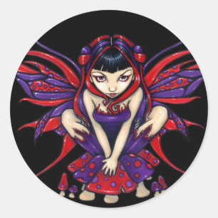 Aufkleber "Punkt Mushroom Fairy"