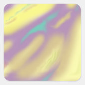 Aufkleber! Quadratischer Aufkleber (Vorderseite)