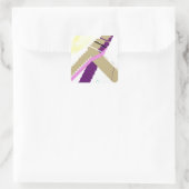 Aufkleber! Quadratischer Aufkleber (Tasche)