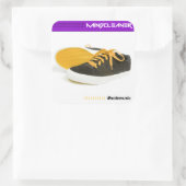 Aufkleber! Quadratischer Aufkleber (Tasche)