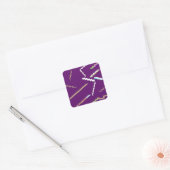 Aufkleber! Quadratischer Aufkleber (Umschlag)