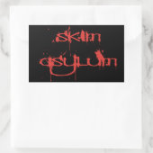 Aufkleber (Rechteck) (Tasche)