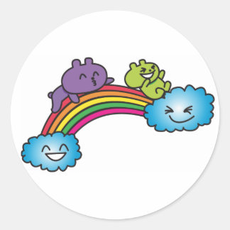 Aufkleber (Regenbogen)