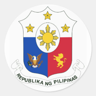 Aufkleber Republika ng Pilipinas (Wappen)