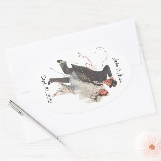 Aufkleber Retrobride und Personalisierte Aufkleber (Umschlag)