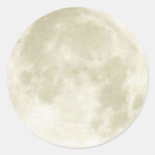 Aufkleber (rnd) - Vollmond (Vorderseite)