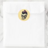 Aufkleber "ROCKABILLY SKULL" (Tasche)
