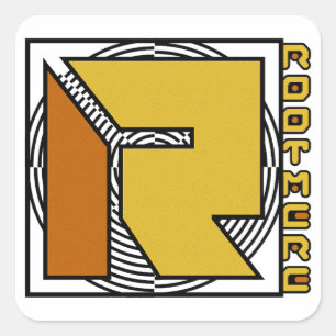 Aufkleber, Rootmere Quadratischer Aufkleber