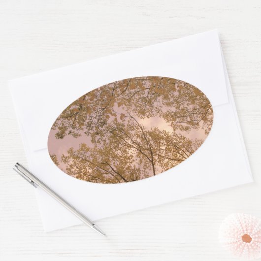 Aufkleber "Rose Herbst" (Umschlag)