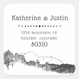 Aufkleber ⎢ Rücksendeadresse