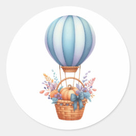 Aufkleber-Rustikales Baby-Dusche Einladung Siegel Runder Aufkleber