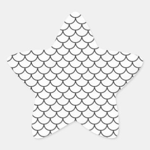 Aufkleber "Scallop Pattern on a Starfish"