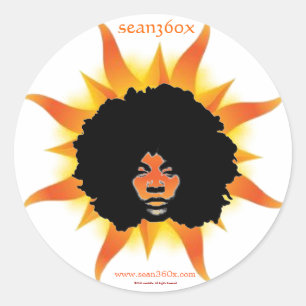 Aufkleber sean360x SONNE