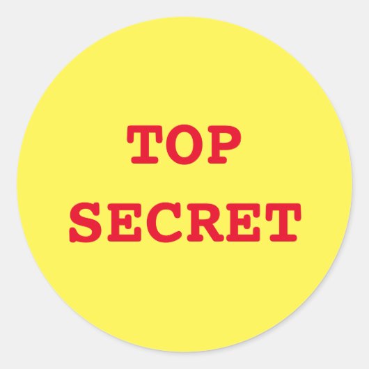 Aufkleber "Secret Agent/Spy" (Vorderseite)