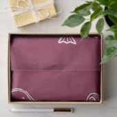 Aufkleber Seidenpapier (Geschenk)