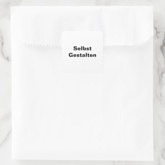Aufkleber Selbst Gestalten (Tasche)
