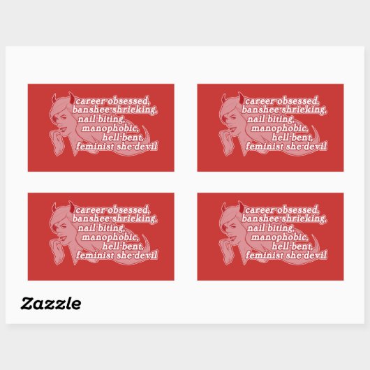 Aufkleber "She Devil" (Blatt)