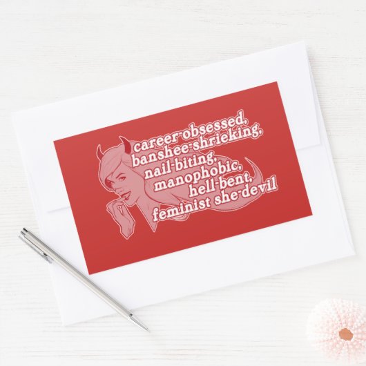 Aufkleber "She Devil" (Umschlag)