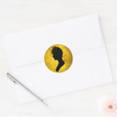 Aufkleber "Silhouette auf Gold" (Umschlag)