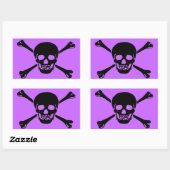 Aufkleber "Skull and Crossbones" (Blatt)