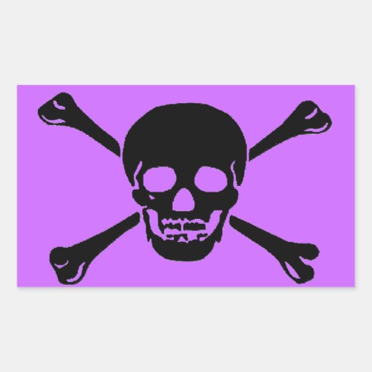 Aufkleber "Skull and Crossbones" (Vorderseite)
