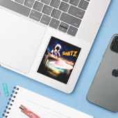 Aufkleber Snitz von Bobs Saucer Repair (Laptop mit iPhone)