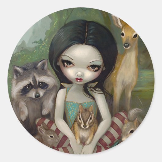 Aufkleber "Snow White and Your Animal Friends" (Vorderseite)