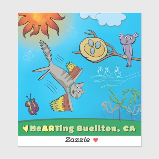 Aufkleber - So Nah (Blatt)