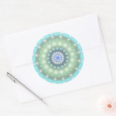 Aufkleber Soft Turquoise Mandala (Umschlag)