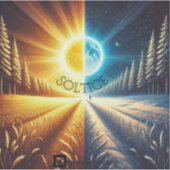 Aufkleber "Solstice" (Vorderseite)