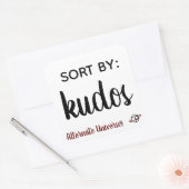 Aufkleber "Sortieren nach: Kudos" (Umschlag)