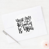 Aufkleber-Squad: Spaß machen Runder Aufkleber (Umschlag)