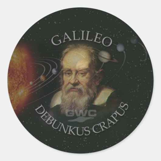 Aufkleber St. Galileo (Vorderseite)